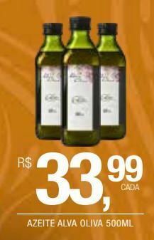 DB Supermercados Azeite alva oliva 500ml oferta