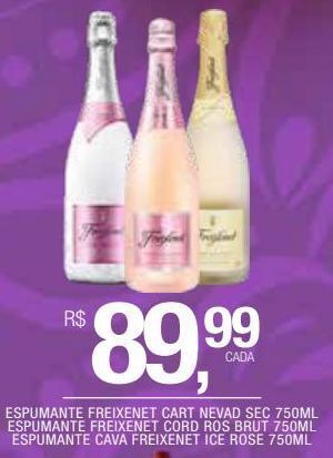 DB Supermercados Espumante freixenet 750ml oferta