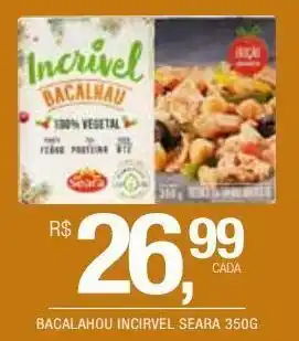 DB Supermercados Bacalhau incirvel seara 350g oferta
