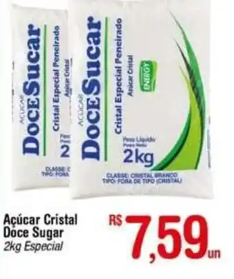 Fort Atacadista Acucar Cristal Doce Sugar 2kg oferta