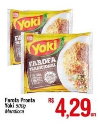 Fort Atacadista Farofa Pronta Yoki 500g oferta