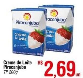 Fort Atacadista Creme de Leite Piracanjuba tp 200g oferta