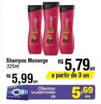 Fort Atacadista Shampoo Monange 325ml oferta