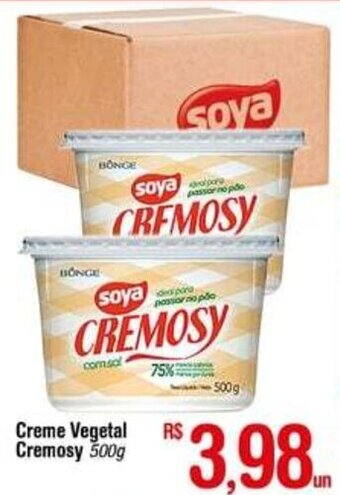 Fort Atacadista Creme Vegetal Cremosy 500g oferta
