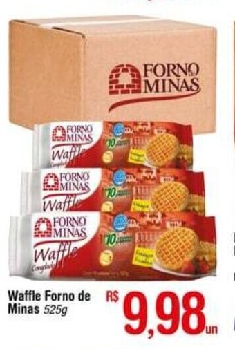 Fort Atacadista Waffle Forno de Minas 525g oferta