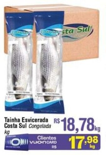 Tainha Esvicerada Costa Sul 1kg