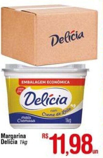 Fort Atacadista Margarina Delicia 1kg oferta