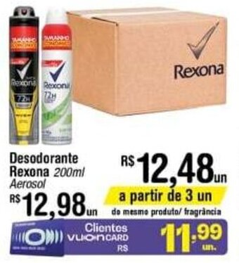 Fort Atacadista Desodorante Rexona 200ml oferta