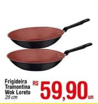 Frigideira tramontina Wok Loreto 28cm