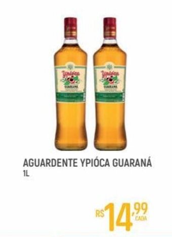Supermercado Guará Aguardente Ypioca Guarana 1L oferta