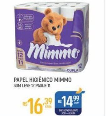 Supermercado Guará Papel Higiénico Mimmo oferta