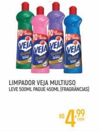 Limpador Veja Multiuso (leve 500ml pague 450ml)