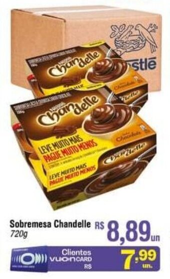 Fort Atacadista Sobremesa Chandelle 720g oferta