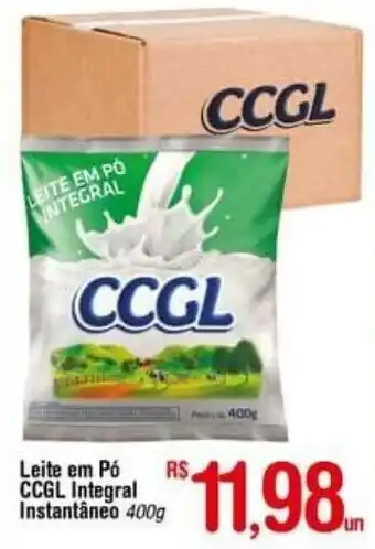 Fort Atacadista Leite em po CCGL Integral Instantaneo 400g oferta