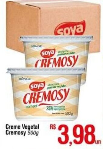 Fort Atacadista Creme Vegetal Cremosy 500g oferta
