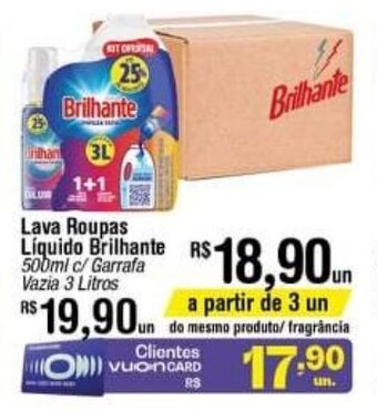 Fort Atacadista Lava roupas Liquido Brilhante oferta