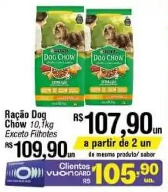Fort Atacadista Racao Dog Chow 10.1kg oferta