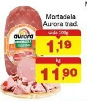 Mortadela Aurora Trad. 1kg