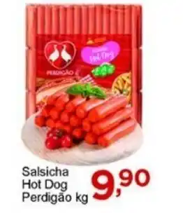 Rossi Supermercado Saksicha Hot Dog Perdigao 1kg oferta