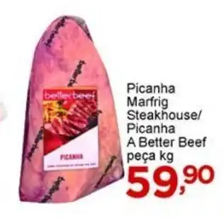 Rossi Supermercado Picanha Marfrig Steakhouse/ Picanha a Better Beef peca 1kg oferta
