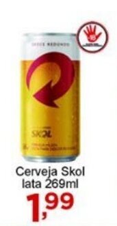 Rossi Supermercado Cerveja Skol lata 269ml oferta