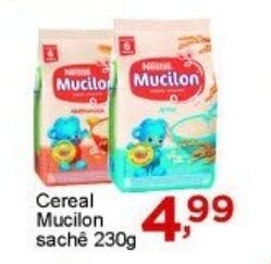 Rossi Supermercado Cereal Mucilon sache 230g oferta