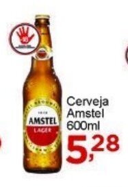 Rossi Supermercado Cerveja Amstel 600ml oferta