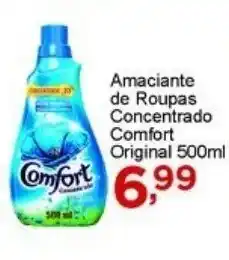 Rossi Supermercado Amaciante de roupas concentrado Comfort Original 500ml oferta
