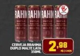 Cerveja Brahma Duplo Malte Lata 350ml