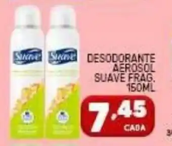 Desodorante Aerosol Suave Frag. 150ml