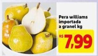 Extra Supermercado Pera Williams Importada a granel 1kg oferta