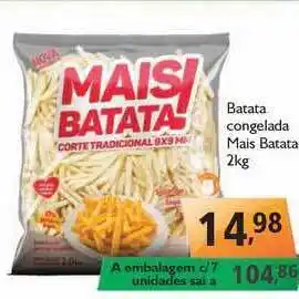 Supermercados ABC Batata Congelada Mais Batata 2kg oferta