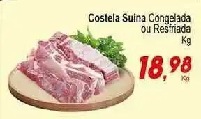 Villefort Atacadista Costela Suína Congelada Ou Resfriada 1kg oferta