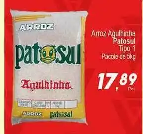 Villefort Atacadista Arroz Aguilhinha Patosul Tipo 1 5kg oferta