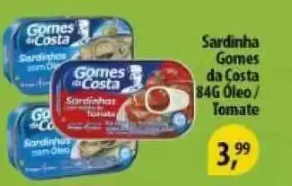 Sardinha Gomes Da Costa óleo Tomate 84g