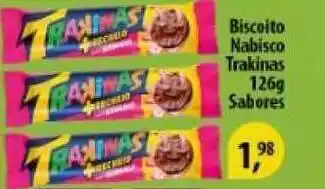 Biscoito Nabisco Trakinas Sabores 125g