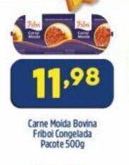 Arena Atacado Carne Moida Bovina Friboi Congelada pacote 500g oferta