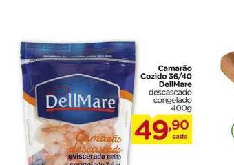 Carrefour Camarão Cozido 36-40 Dellmare 400g oferta