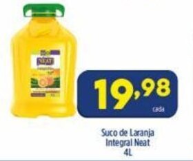 Arena Atacado Suco de Laranja Integral Neat 4L oferta