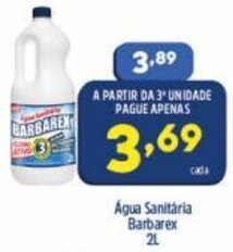 Arena Atacado Agua Sanitaria Barbarex 2L oferta