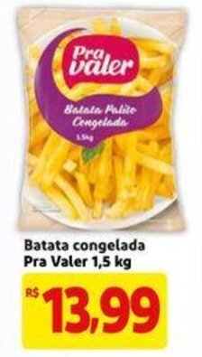 Extra Supermercado Batata Congelada Pra Valer 1.5kg oferta