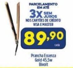 Prancha Essenza Gold 45.5w Bivolt