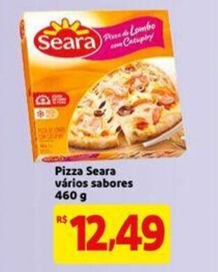 Extra Supermercado Pizza Seara varios sabores 460g oferta