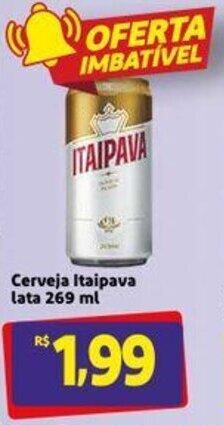 Extra Supermercado Cerveja Itaipava lata 269ml oferta