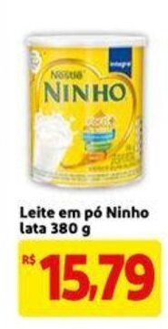 Extra Supermercado Leite em po Ninho lata 380g oferta
