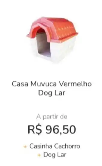 Casa Muvuca Vermelha Dog Lar