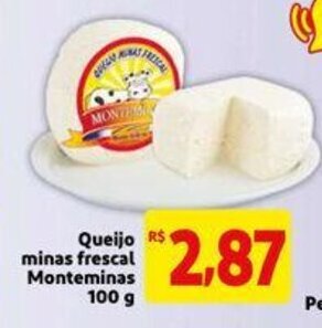 Extra Supermercado Queijo minas frescal Monteminas 100g oferta