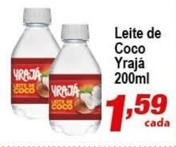 Ricoy Supermercados Leite de Coco Yraja 200ml oferta