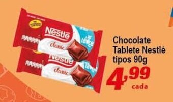 Chocolate Tablete Nestle tipos 90g