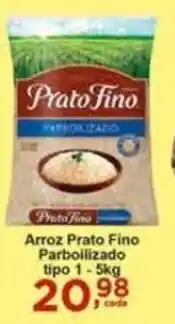 Rossi Supermercado Arroz Prato Fino Parbolizado tipo 1 - 5kg oferta